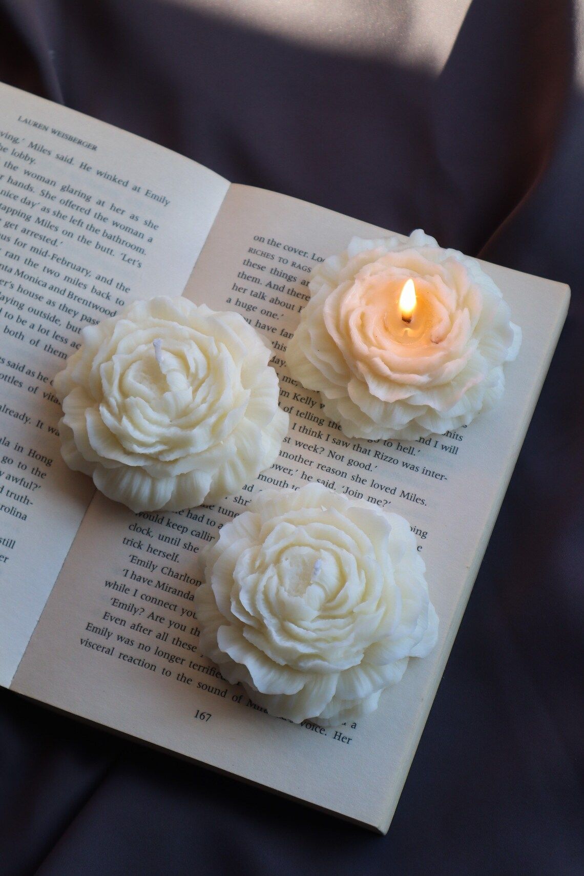 Luxury Rose Peony Scented Candles