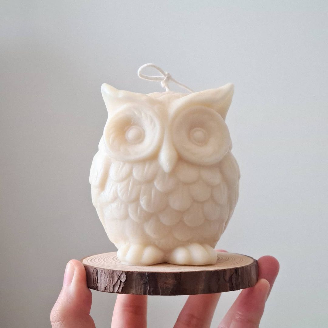 Lucky Owl Candle - Set of 3