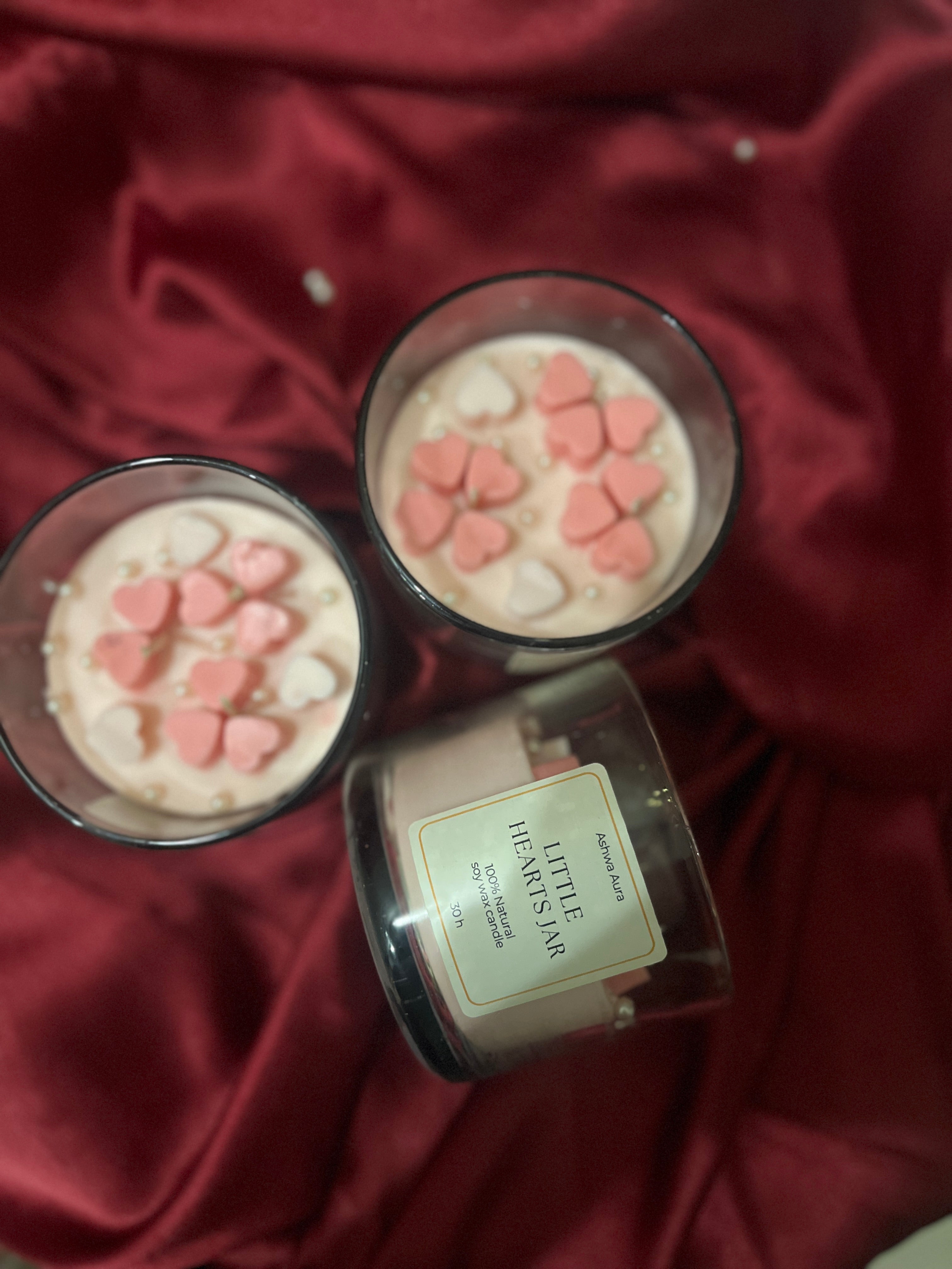 Little Hearts Candle Jar