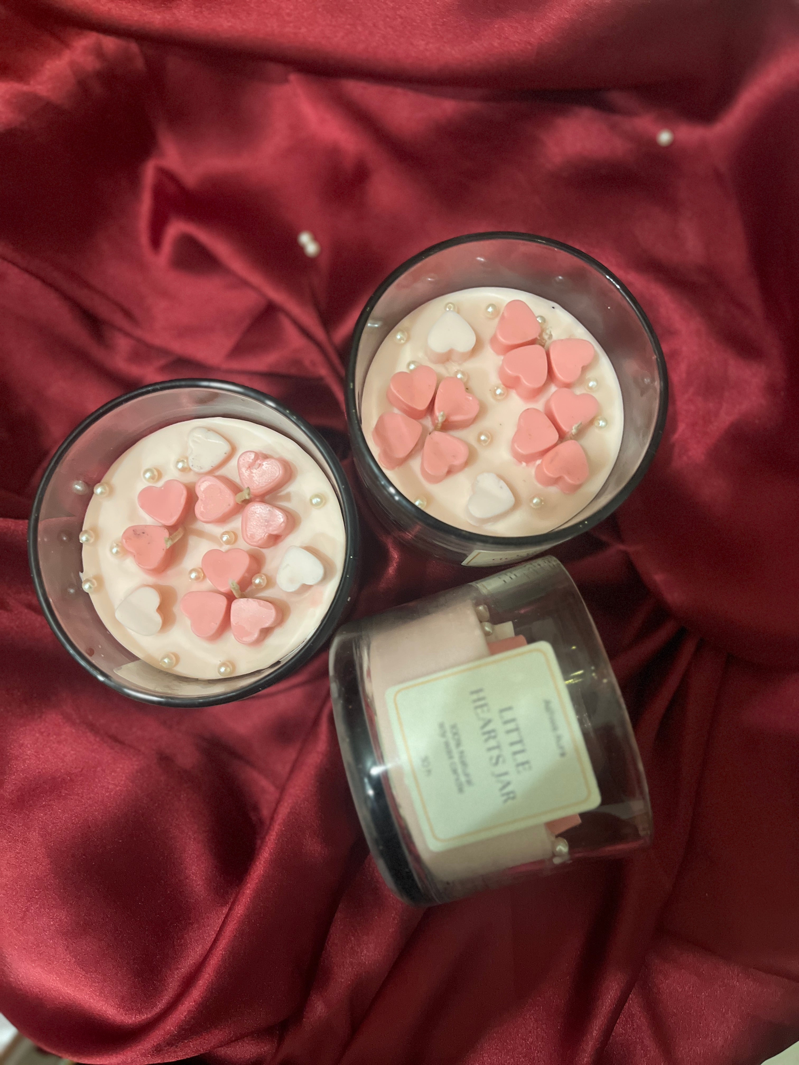 Little Hearts Candle Jar