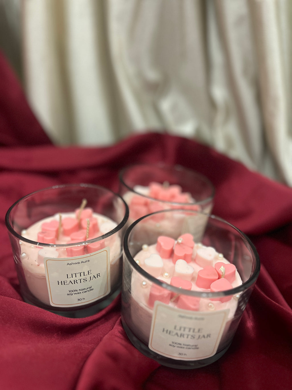 Little Hearts Candle Jar